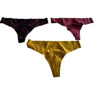 Knix XL Seamless Thong Panties 3 Pair Bundle NWOT Fresh Fix Leakproof